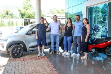 Ganhadores recebem prêmios da campanha Troca Consciente em Aratiba