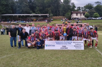 Portuguesa do Primeiro de Junho é campeã do Municipal de Futebol de Campo de Aratiba na Série B