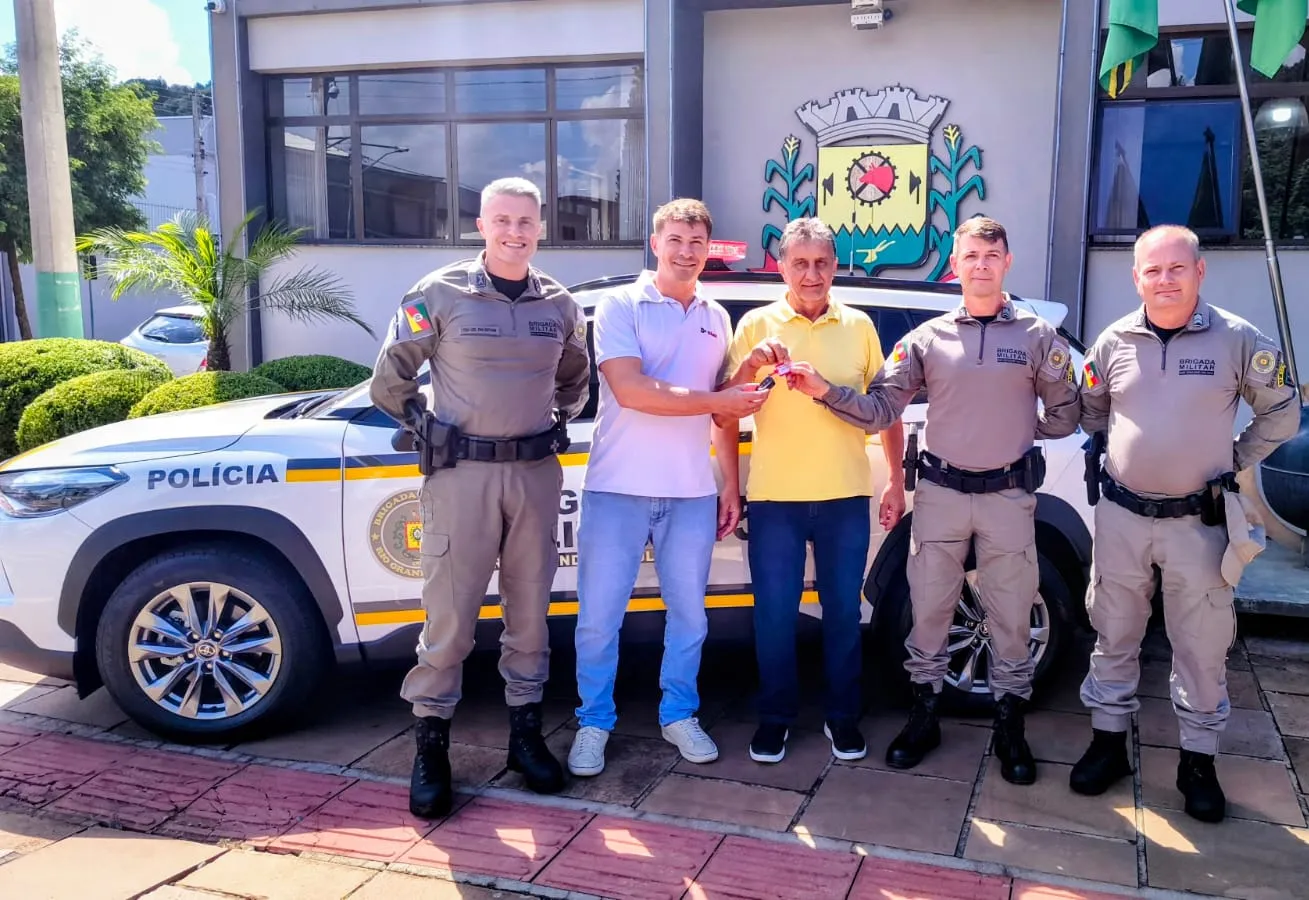 Comando Regional da Brigada Militar faz visita a Administração Municipal de Aratiba